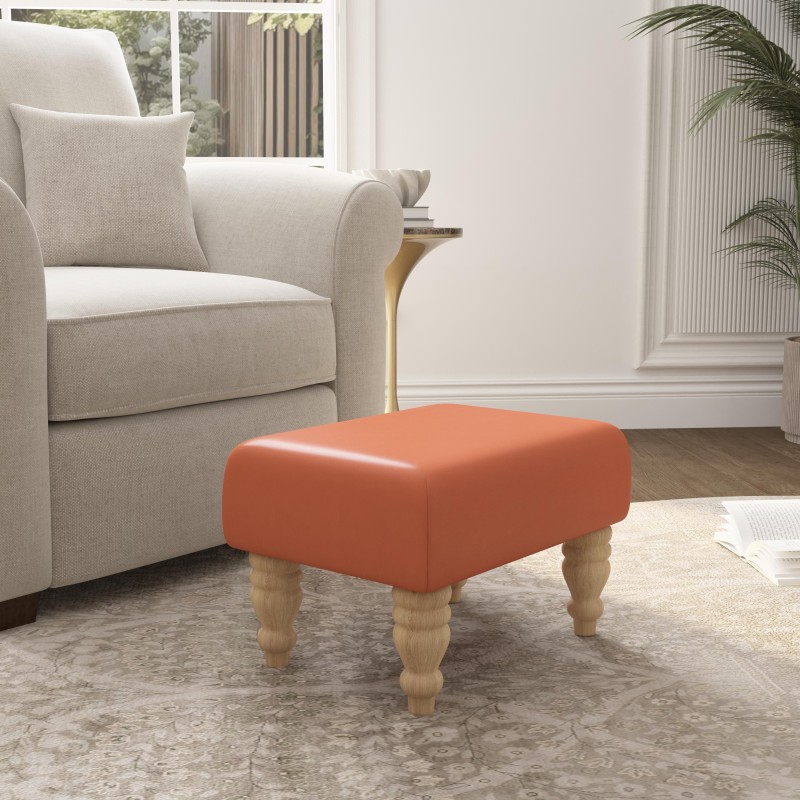Large Faux Leather Footstools | Footstools Direct | Handmade Goods!
