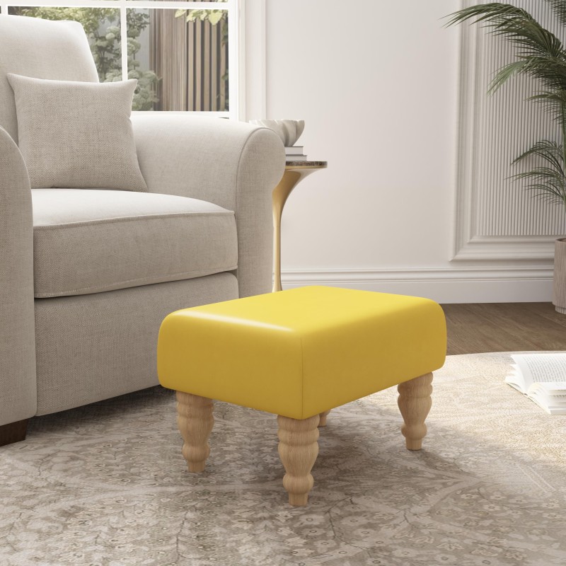 Large Faux Leather Footstools | Footstools Direct | Handmade Goods!