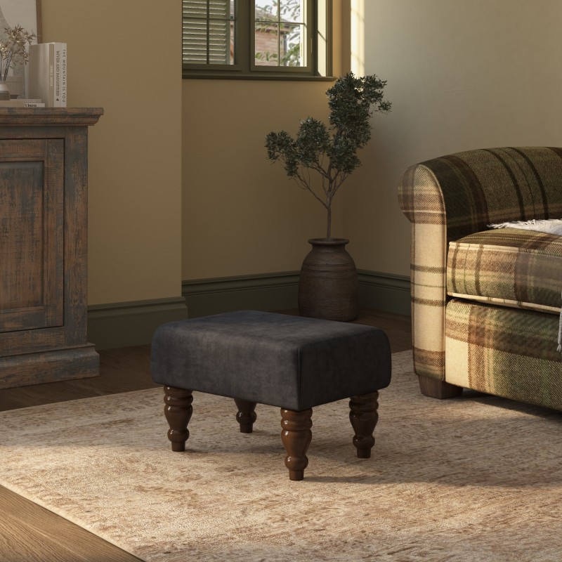Large Fabric Material Footstools | Footstools Direct | Handmade Goods!