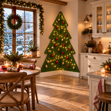 Wall Hanging Christmas Tree Decoration | Footsools Direct
