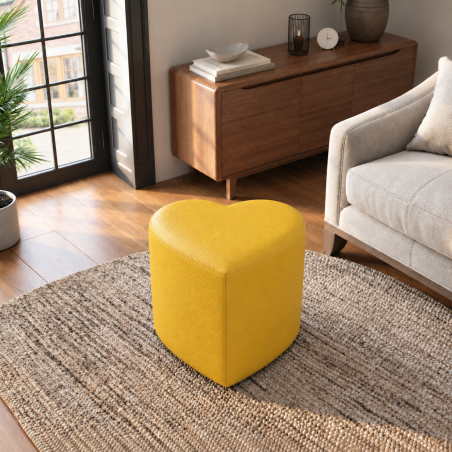 Heart Shaped Footstool