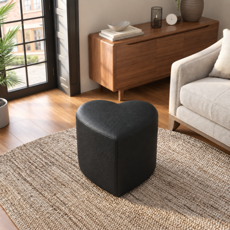 Heart Shaped Footstool