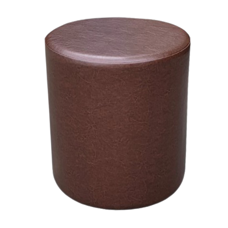 Faux Leather Round Stools | UK Handmade | Footstools Direct