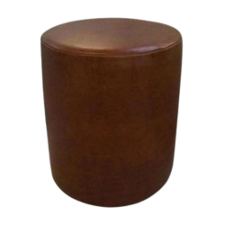 Faux Leather Round Stool...