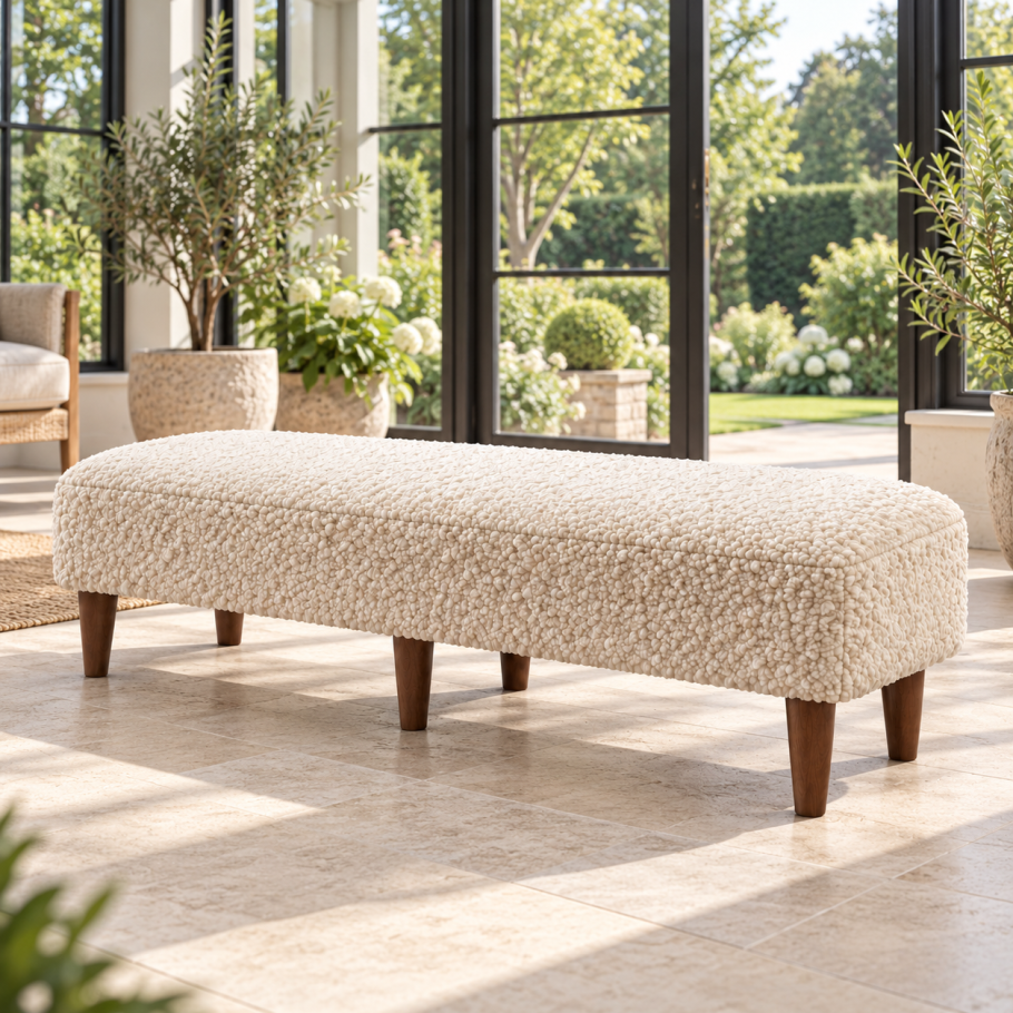 The Statement Upholstered Bench
