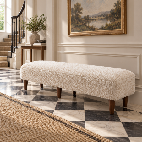 The Statement Upholstered Bench