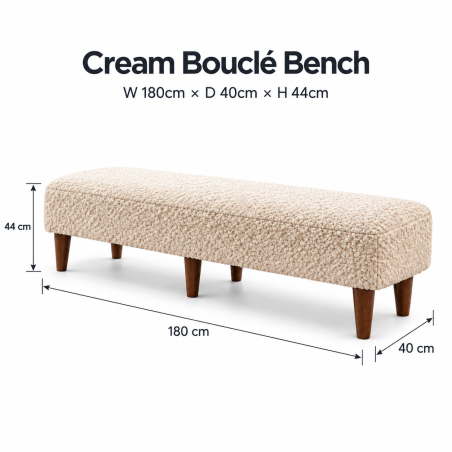 The Statement Upholstered Bench