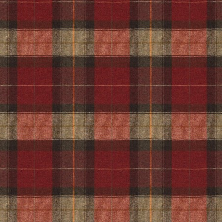 Highland Tartan Upholstered Bench