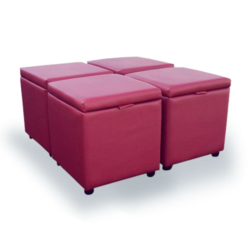 Cube Storage Ottomans Collections | Footstools Direct | Great Value!