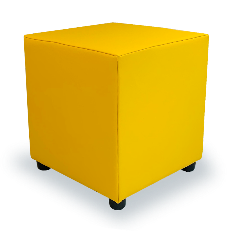 Faux Leather Cube Seats | UK handmade | Footstools Direct