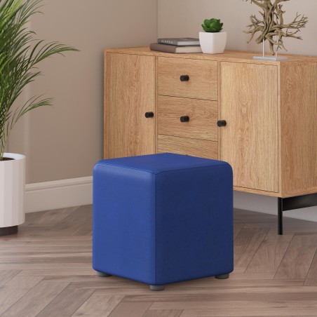 Faux Leather Cube Seats | UK handmade | Footstools Direct