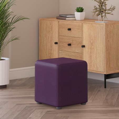 Faux Leather Cube Seats | UK handmade | Footstools Direct