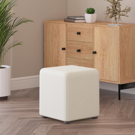 Faux Leather Cube Seats | UK handmade | Footstools Direct