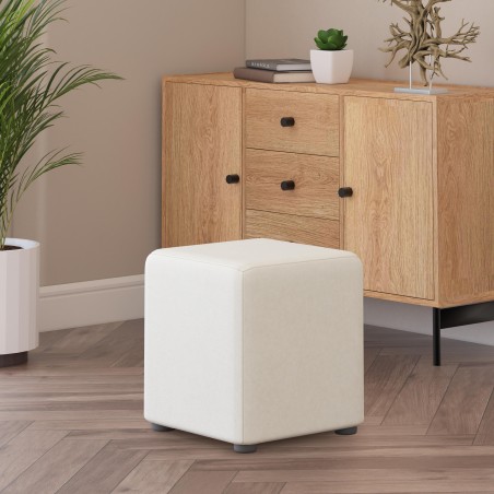 Italian Leather Cube Seats | UK Handmade | Footstools Direct