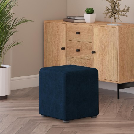 Fabric Material Cube Seating | UK Handmade | Footstools Direct