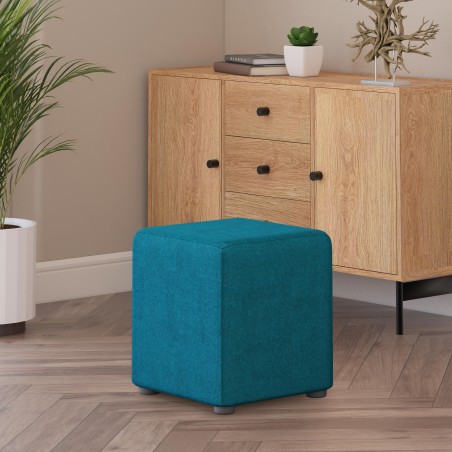 Fabric Material Cube Seating | UK Handmade | Footstools Direct