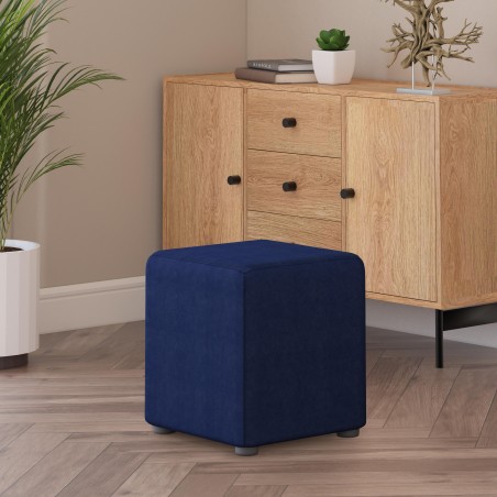 Fabric Material Cube Seating | UK Handmade | Footstools Direct