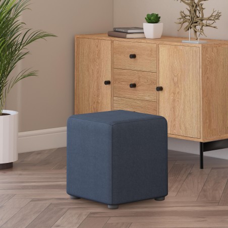 Fabric Material Cube Seating | UK Handmade | Footstools Direct