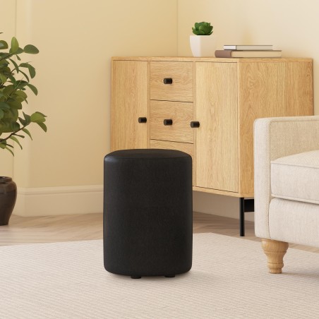 Faux Leather Round Stools | UK Handmade | Footstools Direct