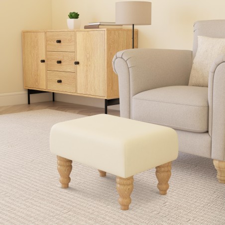 Large Faux Leather Footstools | Footstools Direct | Handmade Goods!