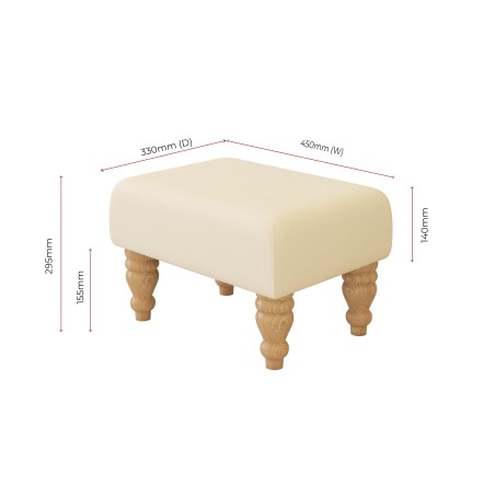 Large Faux Leather Footstools | Footstools Direct | Handmade Goods!