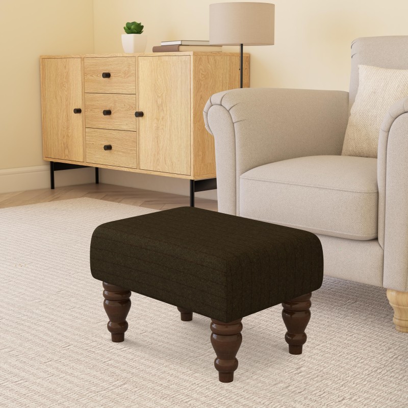 Large Fabric Material Footstools | Footstools Direct | Handmade Goods!