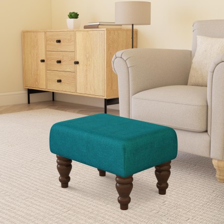 Large Fabric Material Footstools | Footstools Direct | Handmade Goods!