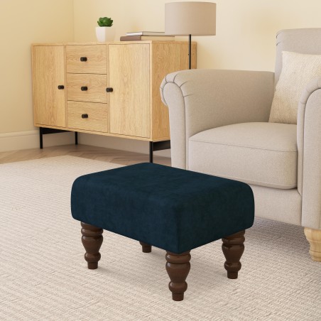 Large Fabric Material Footstools | Footstools Direct | Handmade Goods!