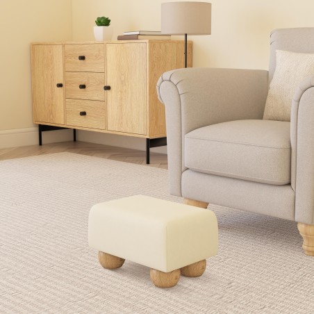 Small Faux Leather Footstools | UK Handmade | Footstools Direct