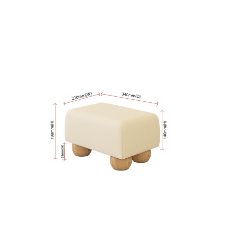 Small Faux Leather Footstools | UK Handmade | Footstools Direct