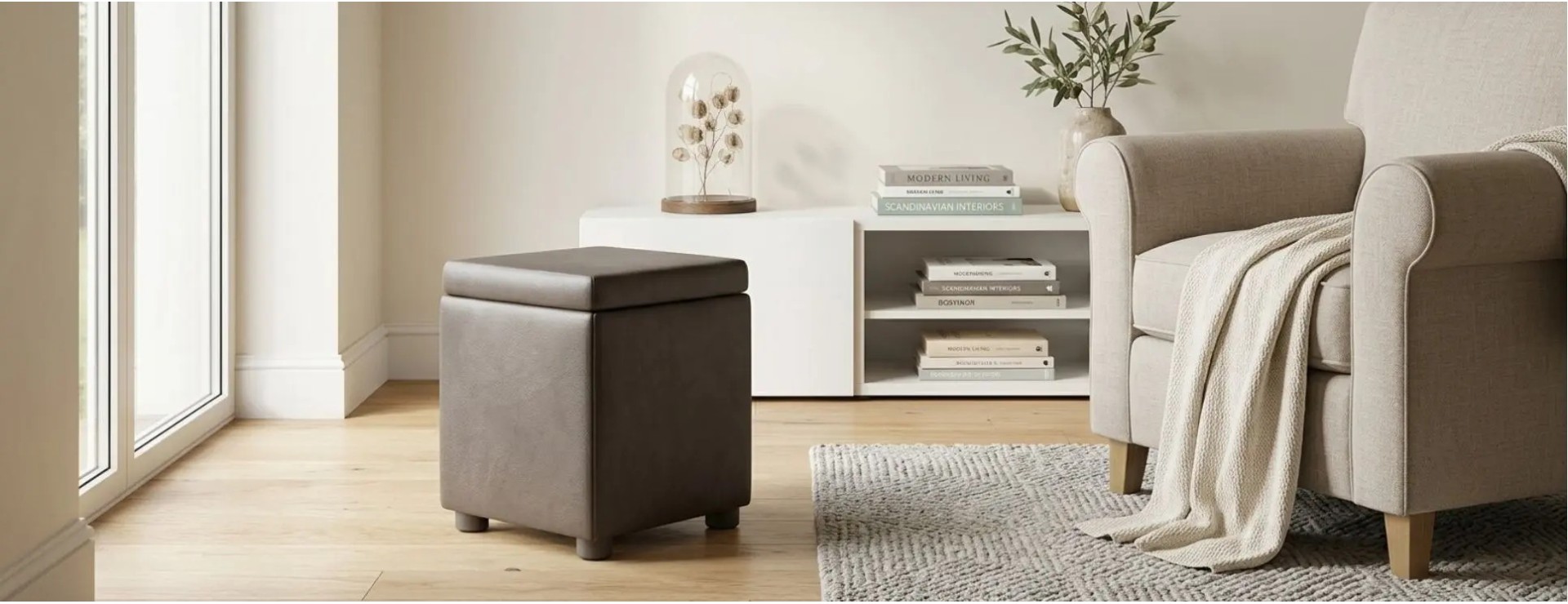 Leather Footstools | Shop All Luxury Leather Footstools