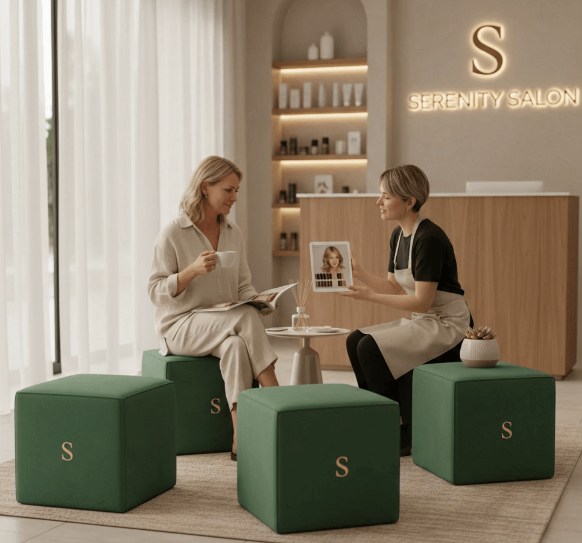 Footstools in educational environment