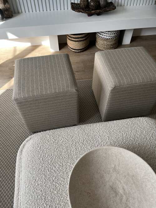 Fabric Material Cube Seating